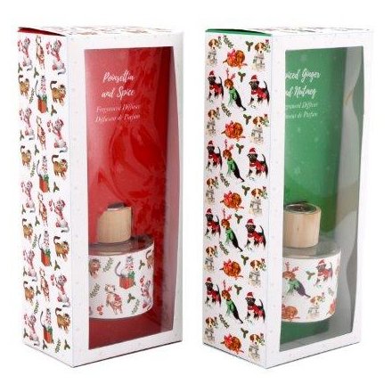 Christmas Pets Assorted Diffusers, 100ml  
