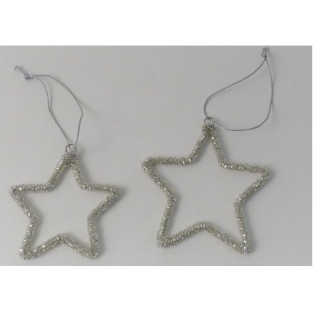 Hanging Beaded Star, Medium