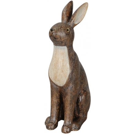 28.5cm Posed Hare Ornament 