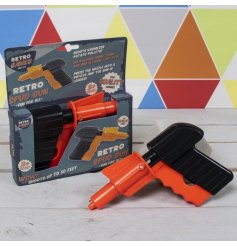 a red and black plastic spud gun from our Pocket Money Toy Range 