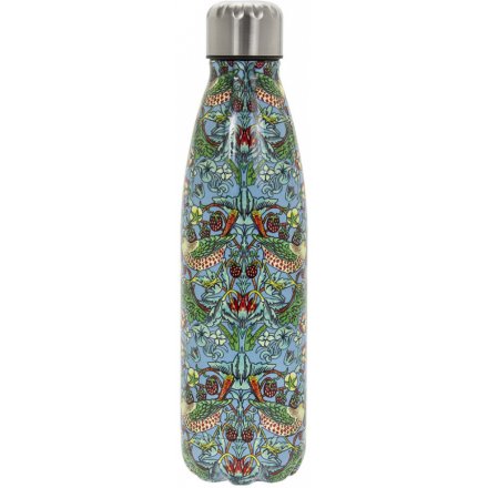 Teal Strawberry Thief Water Bottle, 500ml 