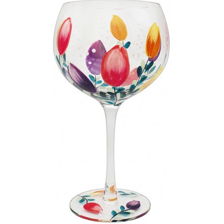 Gin Glass - Tulips
