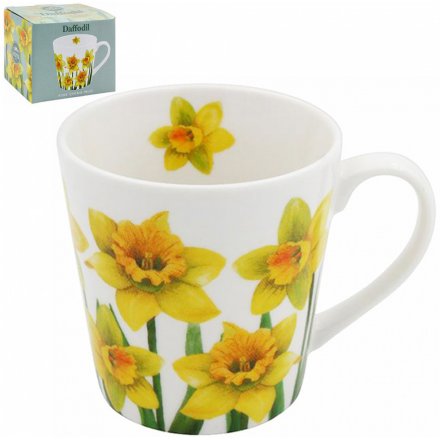 Daffodil Print Mug With Giftbox 