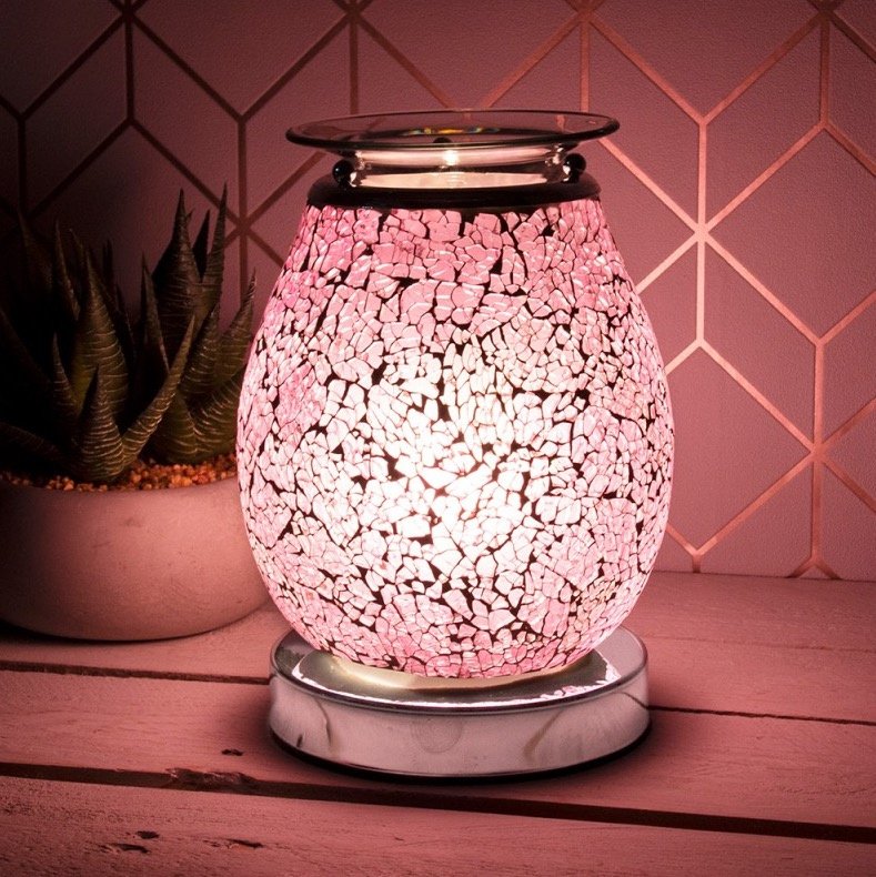 LP45322 / Pink Mosaic Desire Aroma Lamp | 49276 | Interior Decor ...