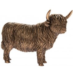 this realistic inspired Highland Cow will be sure to place perfectly in any Country Charm home 