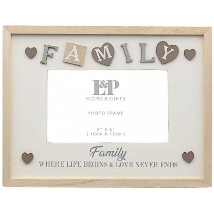  A sweet and sentimental picture frame with added scripted text and decals