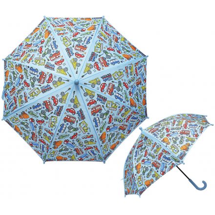 Little Stars Vehicle Childrens Umbrella