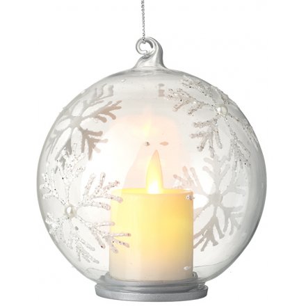 Snowflake Candle Bauble
