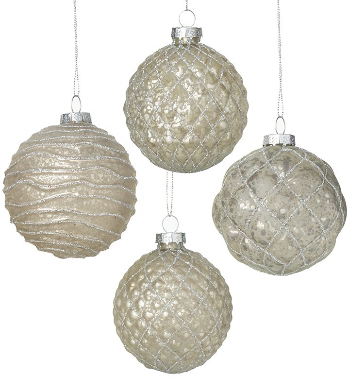 Champagne Baubles Christmas Decorations Baubles Noël And Co 4878