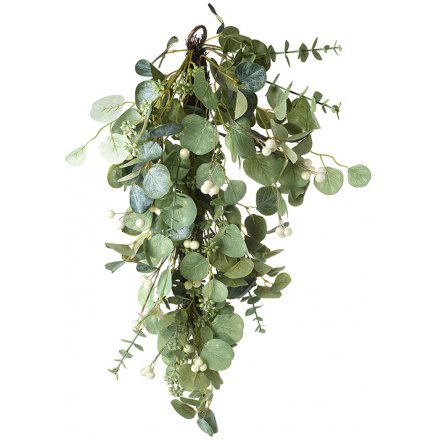 Eucalyptus and Berries Foliage Branch, 67cm  