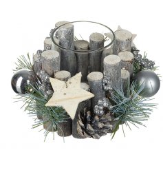 Sure to bring a Rustic Woodland feel to any home, a charming Branch T-light Holder 
