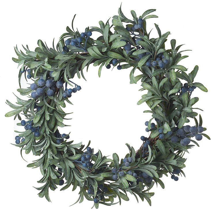 Artificial Blueberry Wreath | | Christmas Decorations / Wreaths