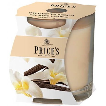 Prices Sweet Vanilla Cluster Candle Jar