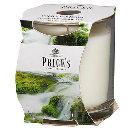 Prices White Musk Cluster Candle Jar