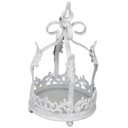 White Metal Crown, 27cm 