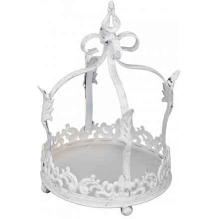 White Metal Crown, 31cm 
