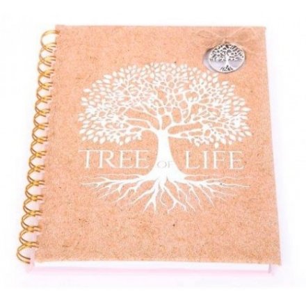 A5 Silver Tree Hardback Notebook 