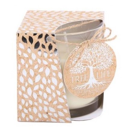 Tree Of Life Gift Boxed Candle Pot