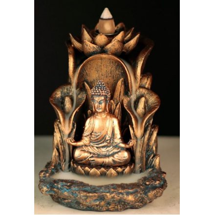 Thai Buddha Lotus Backflow Incense Burner