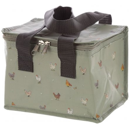 Chickens Insulated Lunch Bag, Willow Farm