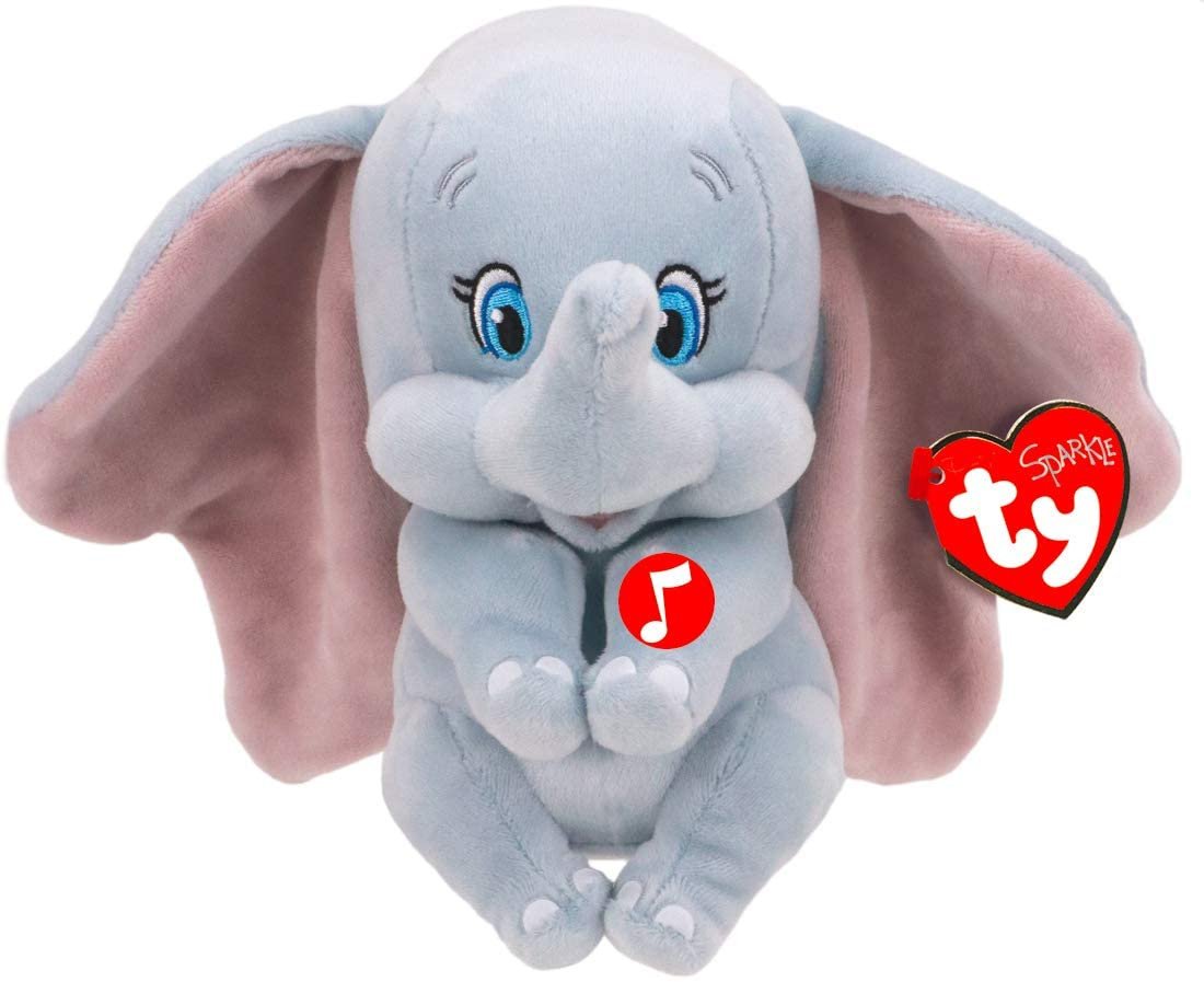 41095  Baby Dumbo TY Sparkle Soft Toy With Sound | 49955 | Children 