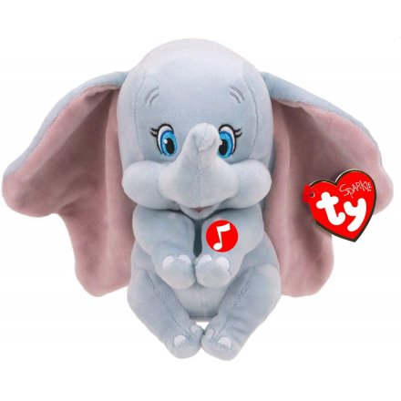 Baby Dumbo TY Sparkle Soft Toy With Sound 