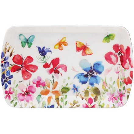 Colourful Meadow Serving Tray, Small 