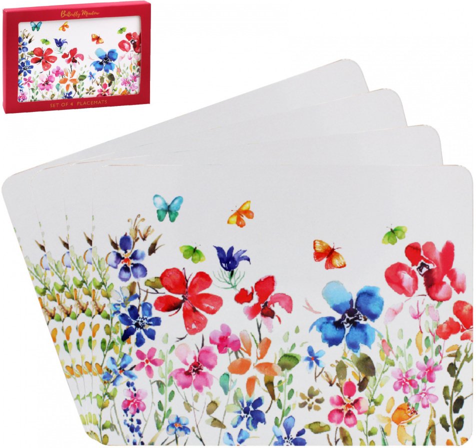 LP94345 / Colourful Meadow Set of Placemats 50019 Kitchen & Table