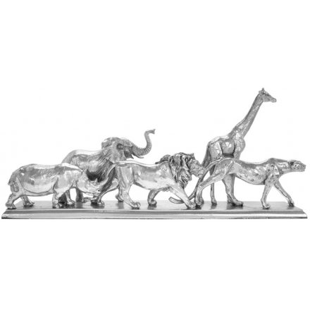 Silver Art Animal Kingdom March Ornament, 51cm 