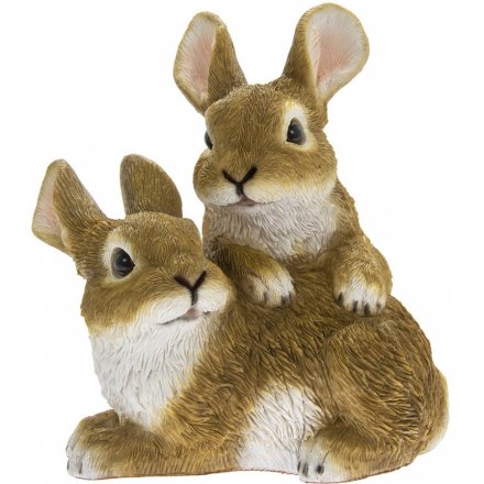 Bunny and Baby Garden Ornament 
