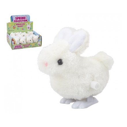 Bouncing White Bunny