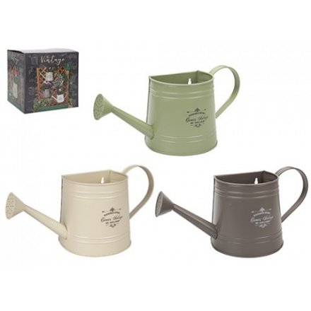 Watering Can Wall Planters, 3asst 