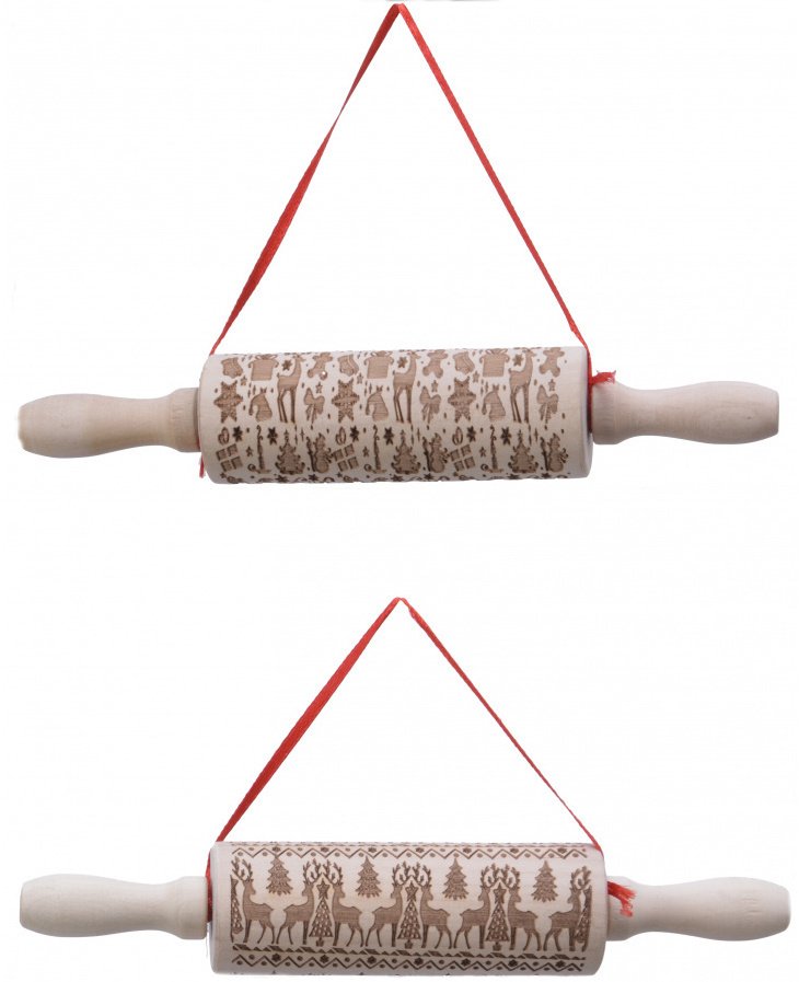Hanging Decorative Rolling Pins, 20.5cm 50468 Christmas / Hanging
