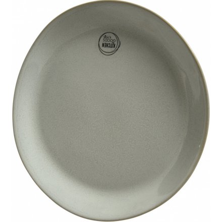 Cream Stoneware Breakfast Plate, 21cm  