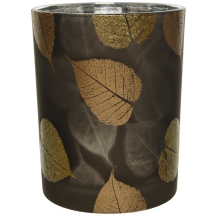 Hurricane Leaf Candle Holder