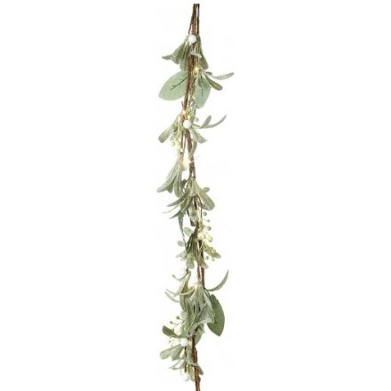 LED Mistletoe Garland, 180cm 