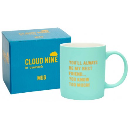 Light Blue Cloud Nine Mug - My Best Friend