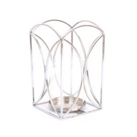 Metal Wire Candle Lantern, 18.5cm 