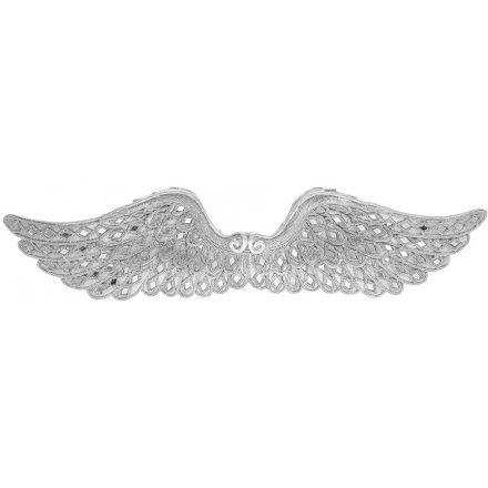 Ornamental Silver Angel Wings 