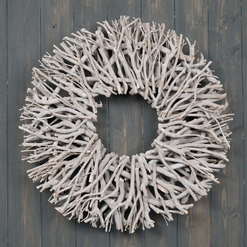 Natural Twig Wreath, 53cm | 50904 | Christmas / Christmas Wreaths ...