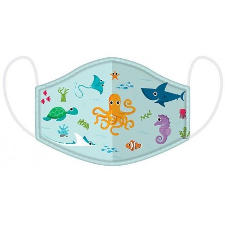 Sealife Face Covering Kids Reusable Washable