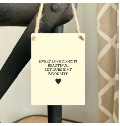 Every love story is beautiful. But ours is my favourite. 
