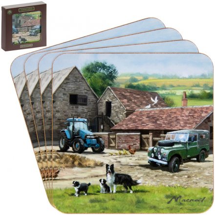 Farmyard Coasters