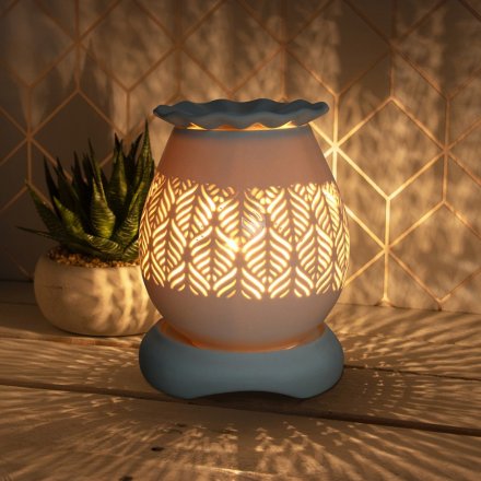 Aroma Lamp, Feather Design 