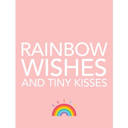 Metal Sign - Rainbow Wishes 