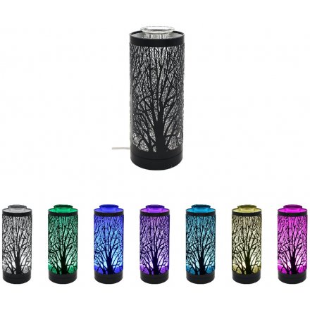 Colour Changing Aroma Forest Lamp, Black 