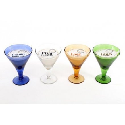 Cocktail Scented Candle Assortment, 12cm 