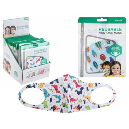 Individually Packed Kids Face Coverings, Assorted