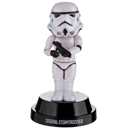 Bring the Dark Side to your windowsill or car dashboard with this head bobbing Stormtrooper 