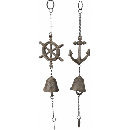 Anchor and Wheel Cast Iron Bells 